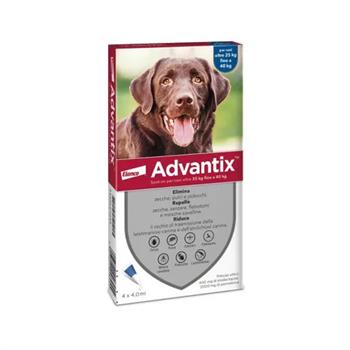 Advantix Spot-On Cani Oltre 25 Kg fino a 40 kg 4 Pipette