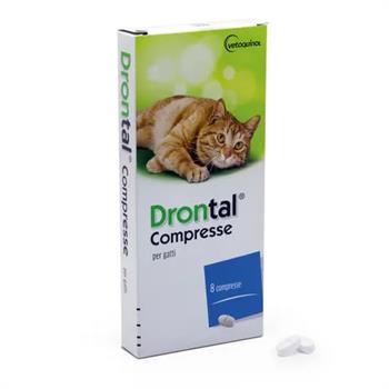 Drontal Gatto Contro le Infestazioni da Nematodi e Cestodi 8cpr