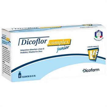 Dicoflor Complex Junior Int Probiotici Per Bambini 12 flac