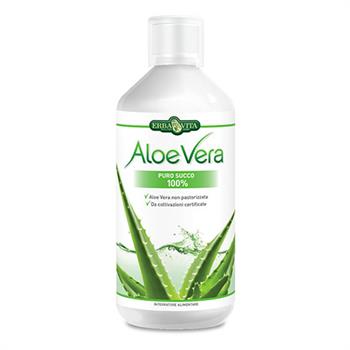 Erba Vita Aloe Vera Puro Succo 100% Integratore Depur 1lt